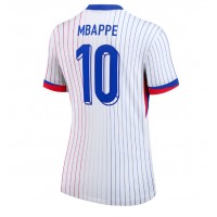 France Kylian Mbappe #10 Replica Away Shirt Ladies Euro 2024 Short Sleeve